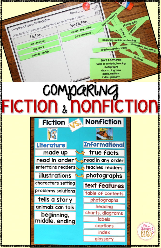comparing fiction nonfiction