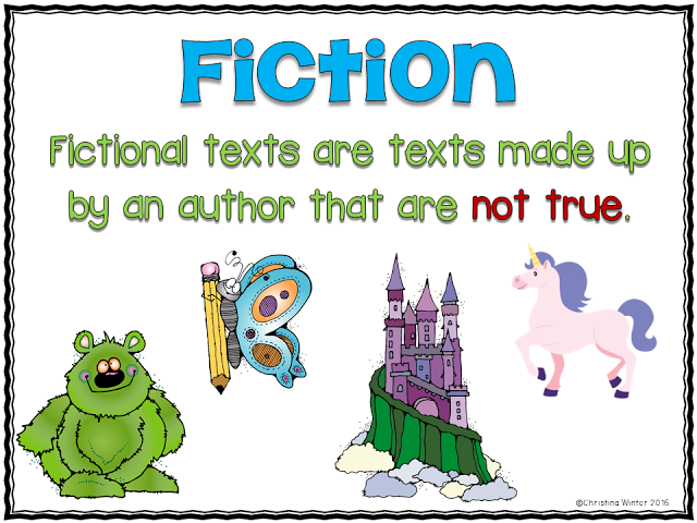 Non Fiction NEW Classroom Reading and Writing Poster 