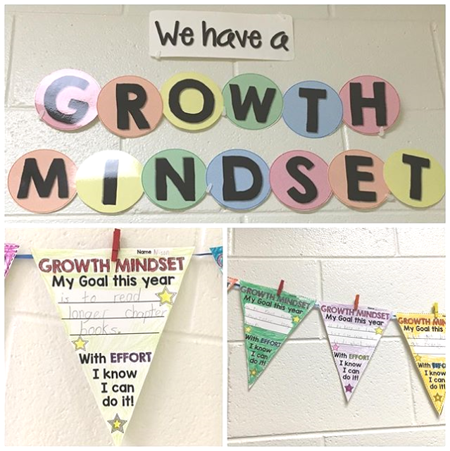 growth mindset goal worksheet