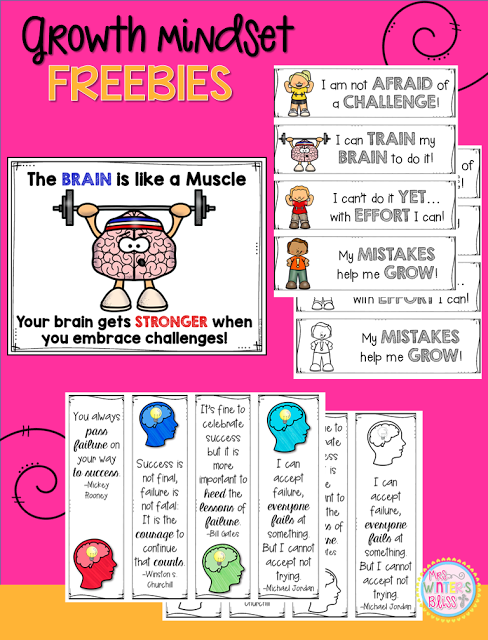 Growth Mindset Free Resources