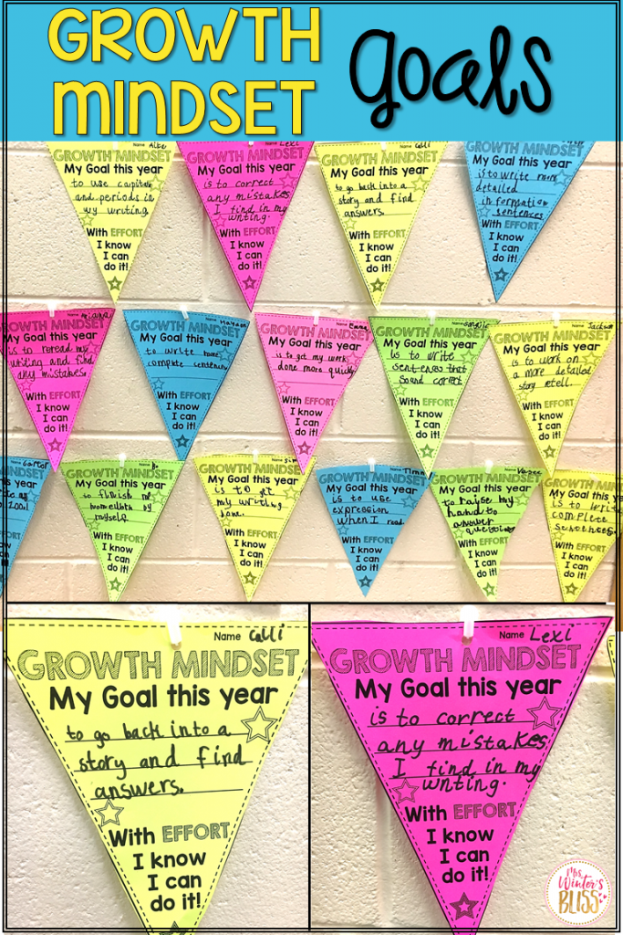 growth mindset goal banner