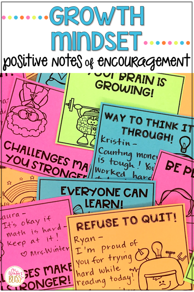 growth mindset positive notes