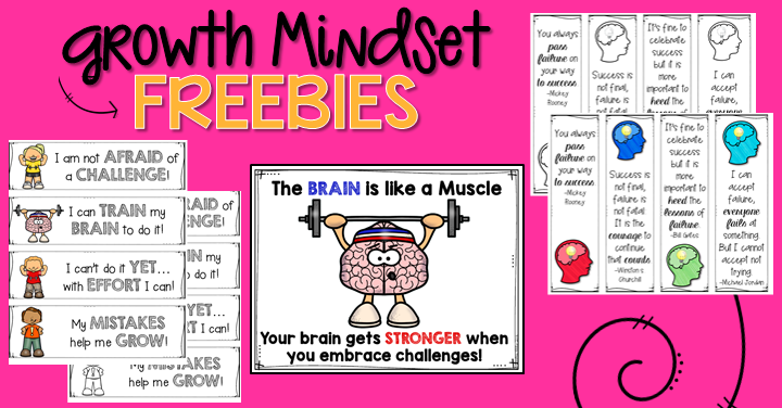 growth mindset freebies