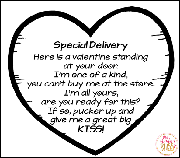 valentines day heart craft poem