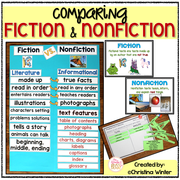 Comparing fiction nonfiction