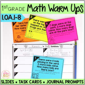 Math Task Cards • Math Warm Ups BUNDLE: Operations & Algebraic Thinking