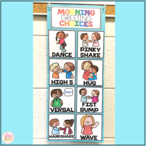 Morning greeting choices poster
