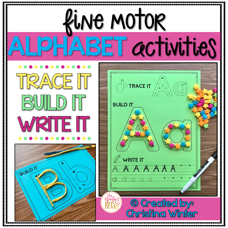 alphabet activities fine motor