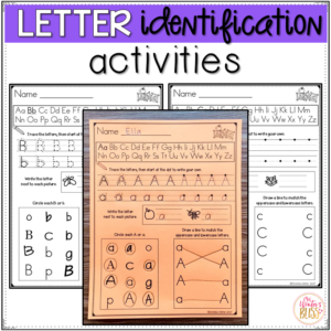 letter identification worksheets