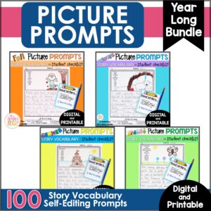 Writing Picture Prompts BUNDLE - printable & digital