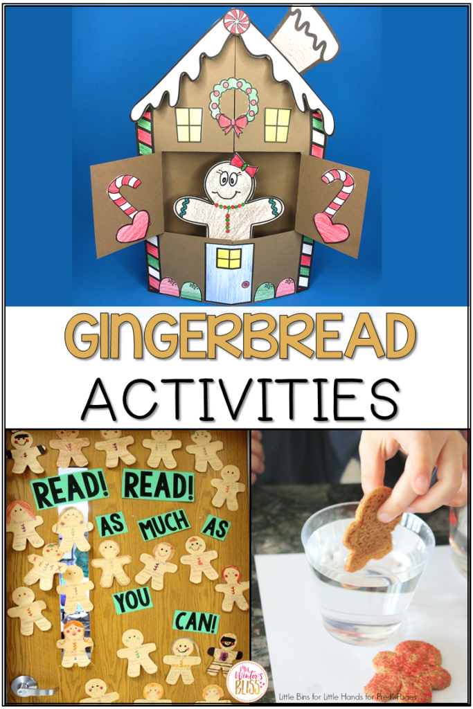 gingerbread man house activities