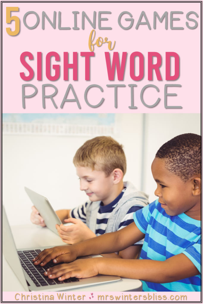 online games sight word practice