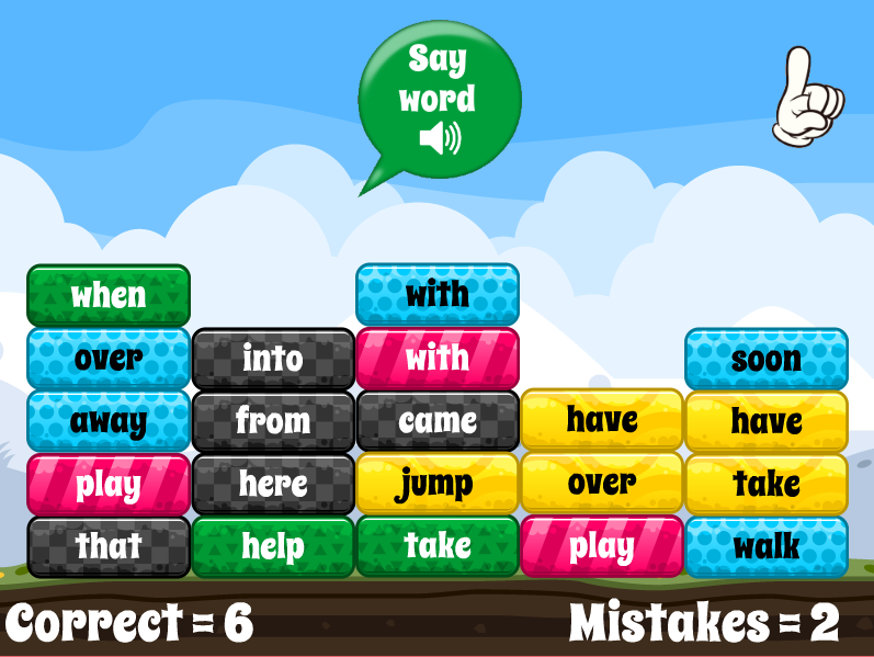 online games for sight word practice