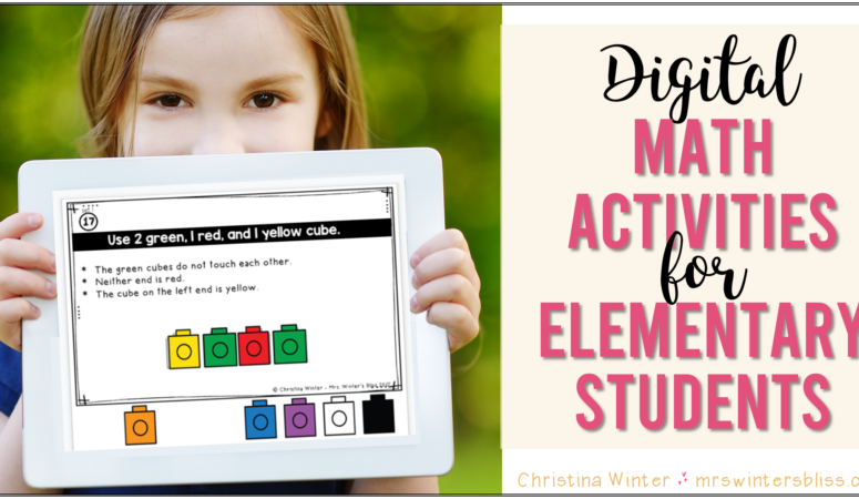 Digital Math Activities for Elementary Students