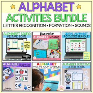 Alphabet Activities Bundle - digital & printable