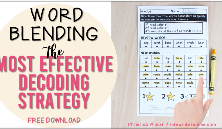 Word Blending: The Most Effective Decoding Strategy