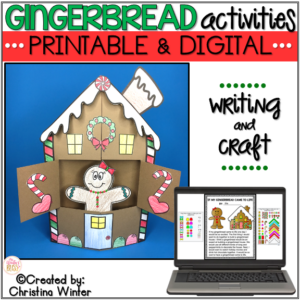 Gingerbread Activities - Digital & Printable