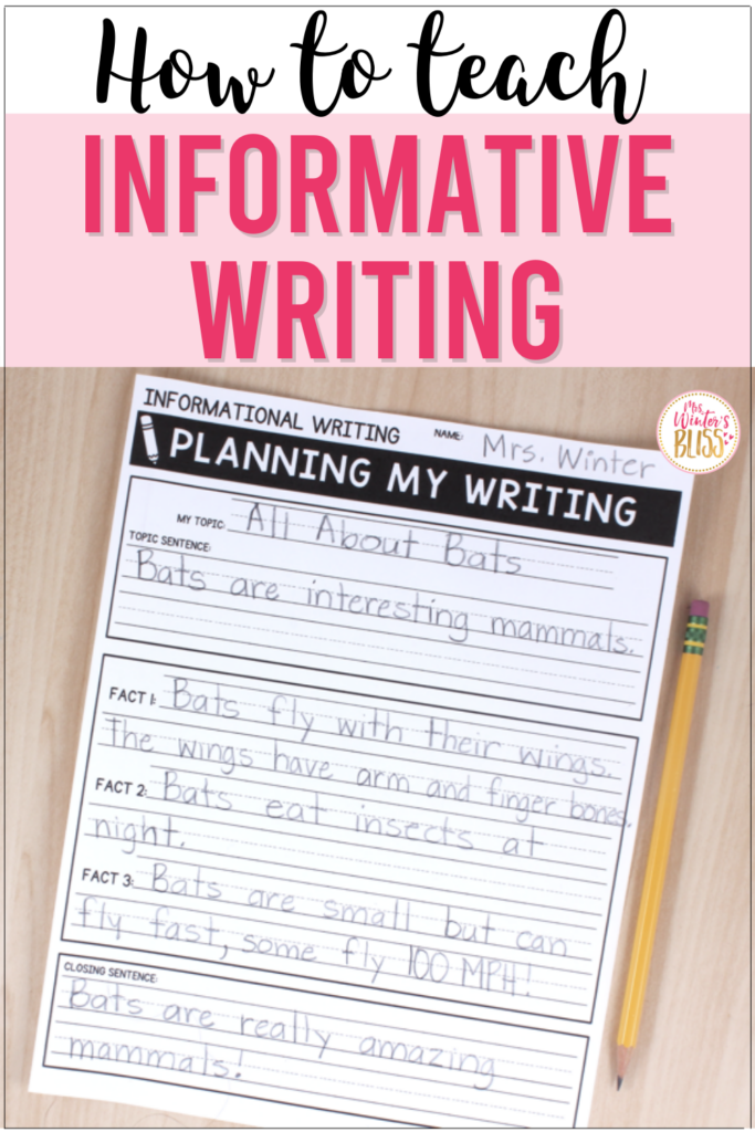 what is informational writing for grade 2