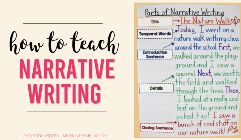 How to Teach Narrative Writing