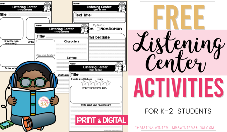 Free Listening Center Activities