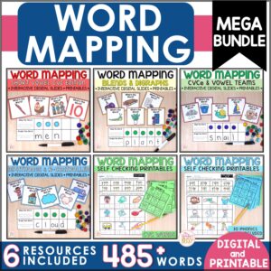 Word Mapping - Connecting Phonemes to Graphemes MEGA BUNDLE