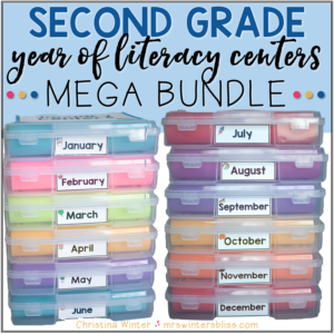 Second Grade Literacy Centers Bundle  -    (SWC Members only)
