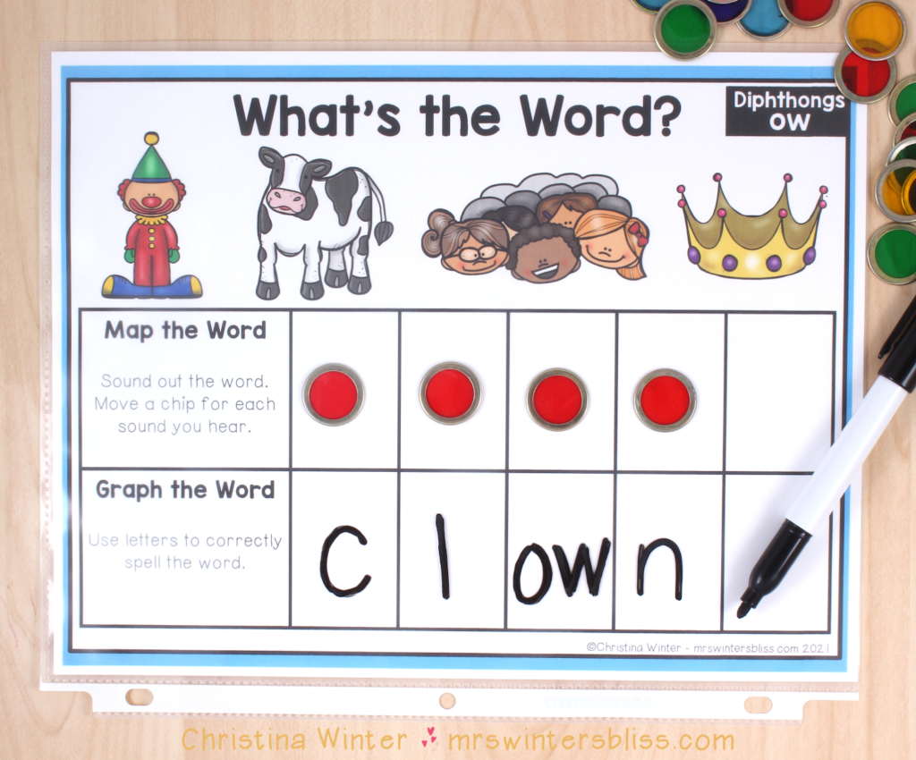 This resource also comes with mapping boards and word image cards for your guided group instruction and independent practice.