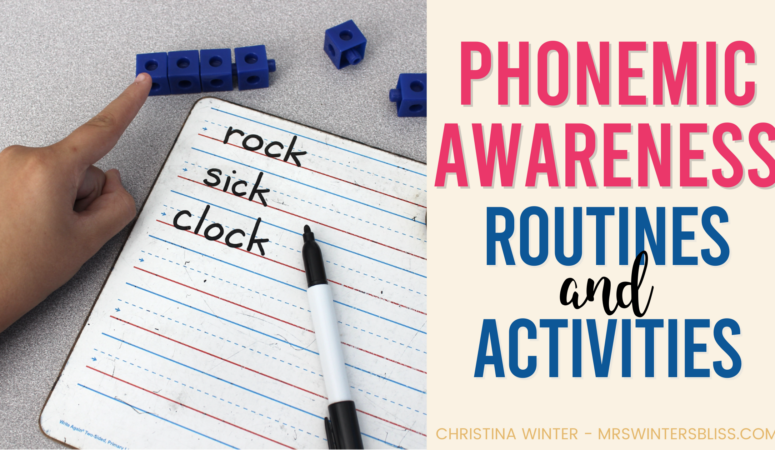Phonemic Awareness Routines and Activities