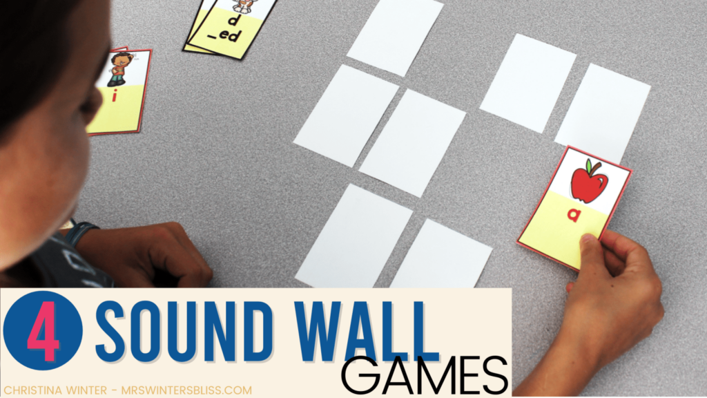 In my blog post "Four Sound Wall Games" I recommend games you can play with your Sound Wall and introduce you to my Mystery Word Games resource. 
