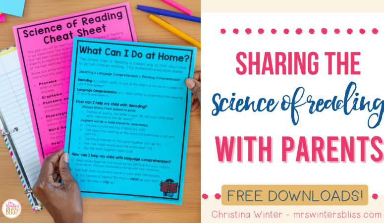 The Science of Reading: Information for Parents