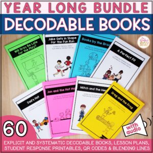 Decodable Books BUNDLE - Comprehension Questions aligned to Science of Reading
