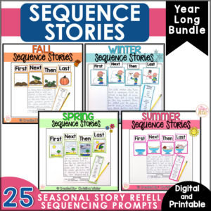 Sequence Writing and Story Retell - BUNDLE
