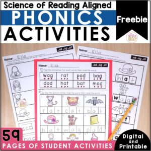 FREE Phonics Activities - printable & digital - Science of Reading