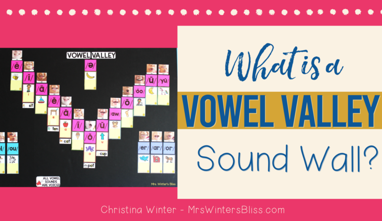 What is a Vowel Valley Sound Wall?