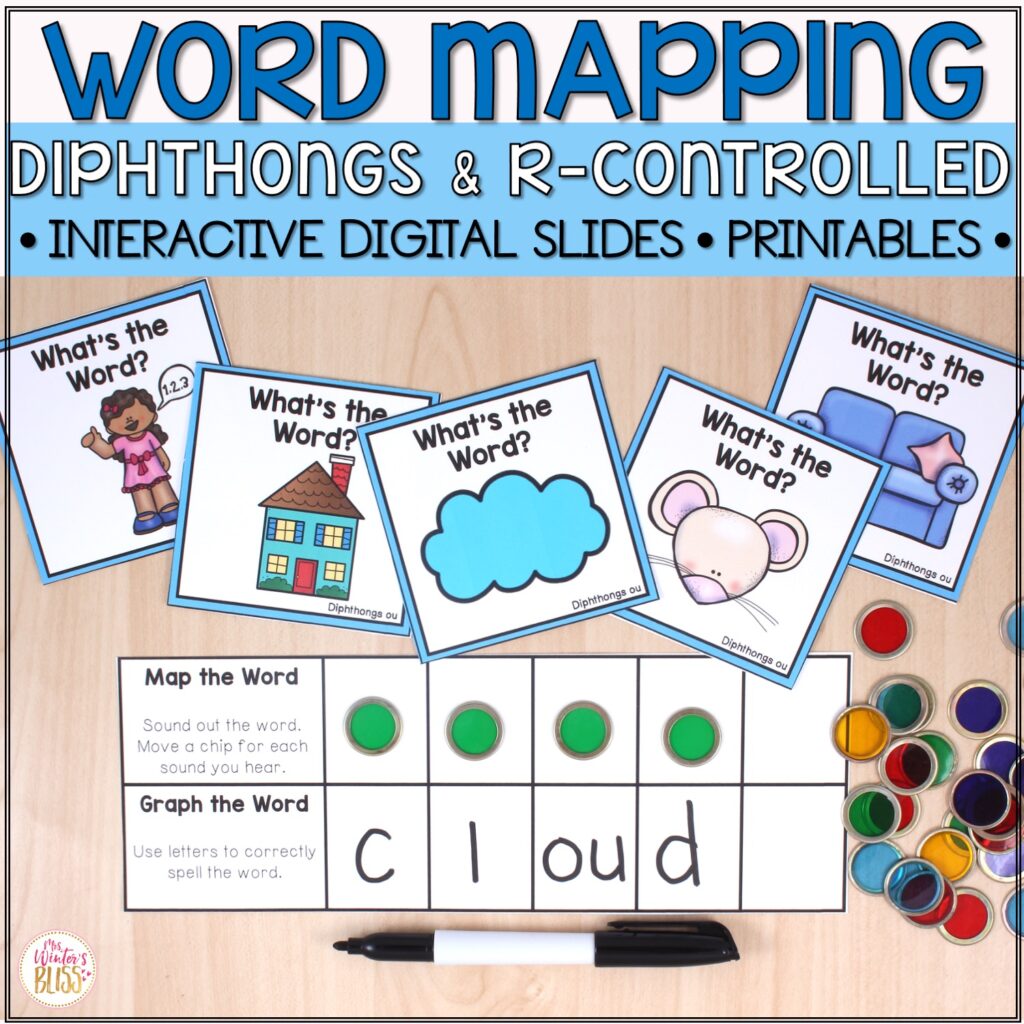 R-controlled word mapping activities. 